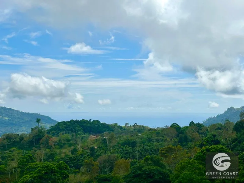 17.2 Acre Ocean & Mountain View Land Near Uvita - Build Your Dream Retreat — view 2, Uvita, Uvita, Costa Rica