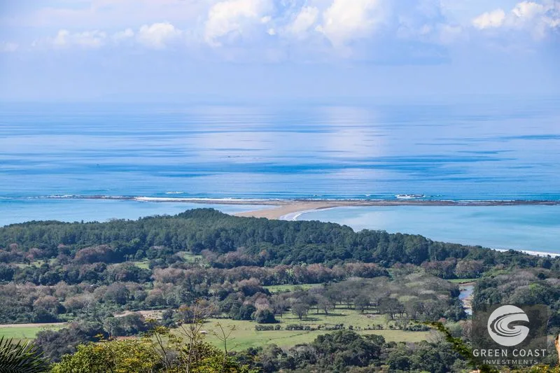 1.5 Acre Jungle Lot with Panoramic Whale's Tail & Ocean Views - Near Uvita! — view 1, Uvita, Osa, Costa Rica