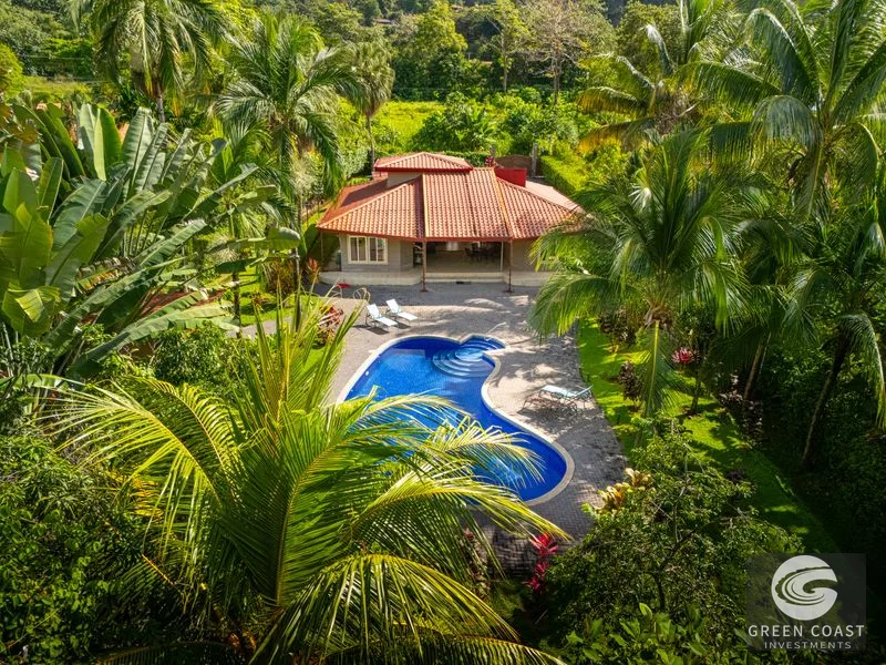 Ojochal Private Oasis: 3 Bed, 3 Bath Home with Pool, Walk to Cafes & Shops — view 1, Ojochal, Ojochal, Costa Rica