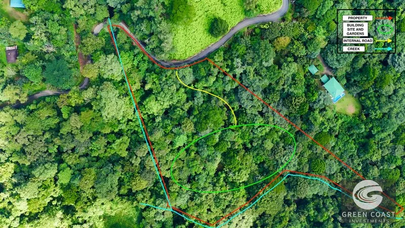 5.9-Acre Jungle Estate Near Uvita: Creeks, Wildlife & Prime Building Site — view 1, Uvita, Uvita, Costa Rica