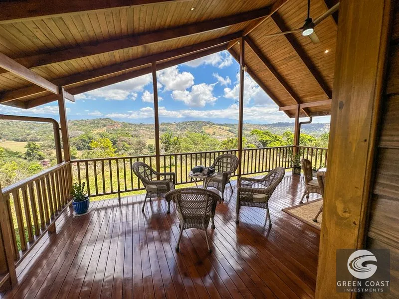 Modern Mountain Retreat in Pacuar: 3.5 Acres, Creek & Views. Optional 4 Addtl. Acres! — view 1, Pérez Zeledón, Costa Rica