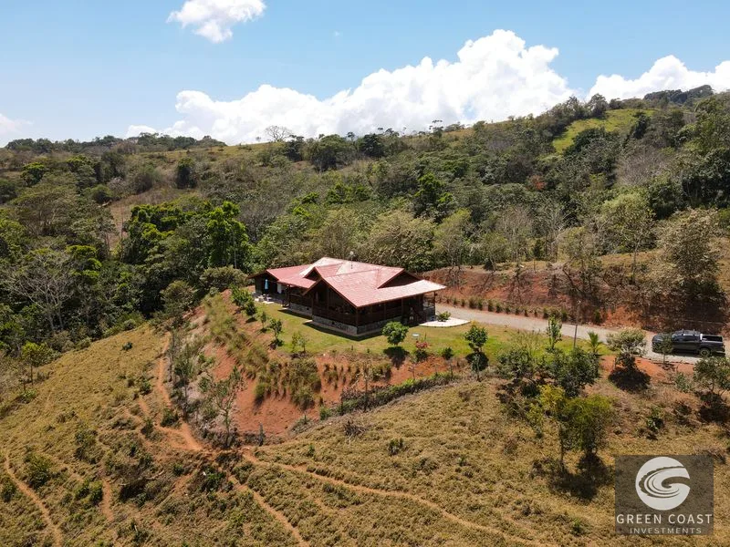 Modern Mountain Retreat in Pacuar: 3.5 Acres, Creek & Views. Optional 4 Addtl. Acres! — view 3, Pérez Zeledón, Costa Rica