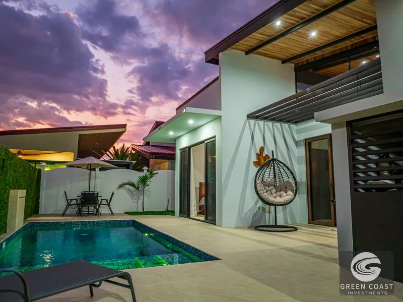Uvita Modern Oasis: 3BR Villa with Pool, Smart Home Tech & Airbnb Ready — view 1, Bahía Ballena, Osa, Costa Rica