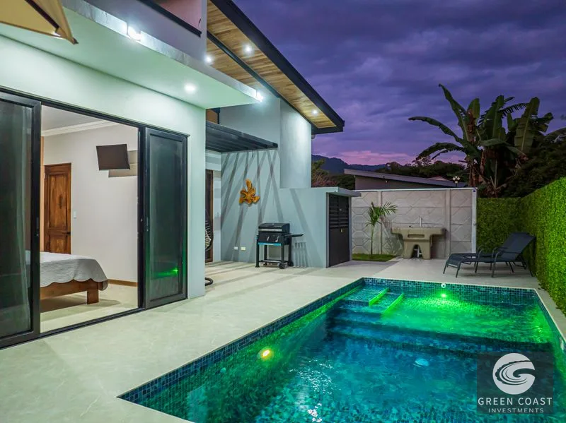 Uvita Modern Oasis: 3BR Villa with Pool, Smart Home Tech & Airbnb Ready — view 5, Bahía Ballena, Osa, Costa Rica