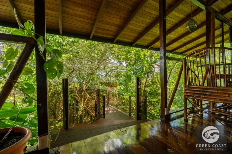 Nauyaca Waterfalls Gateway Estate: Luxury Jungle Home with Sky Platform & Income Potential — view 38, Dominical, Costa Rica