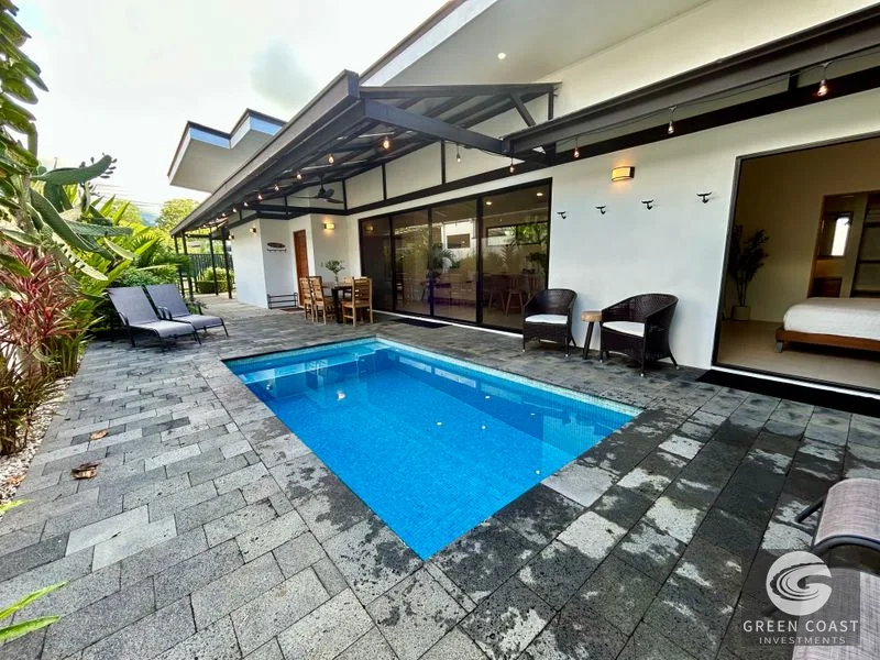 Uvita Modern Oasis: 3-Bed Home, Pool, Walk to Beach & Town – Perfect for Living or Airbnb! — view 1, Bahía Ballena, Osa, Costa Rica