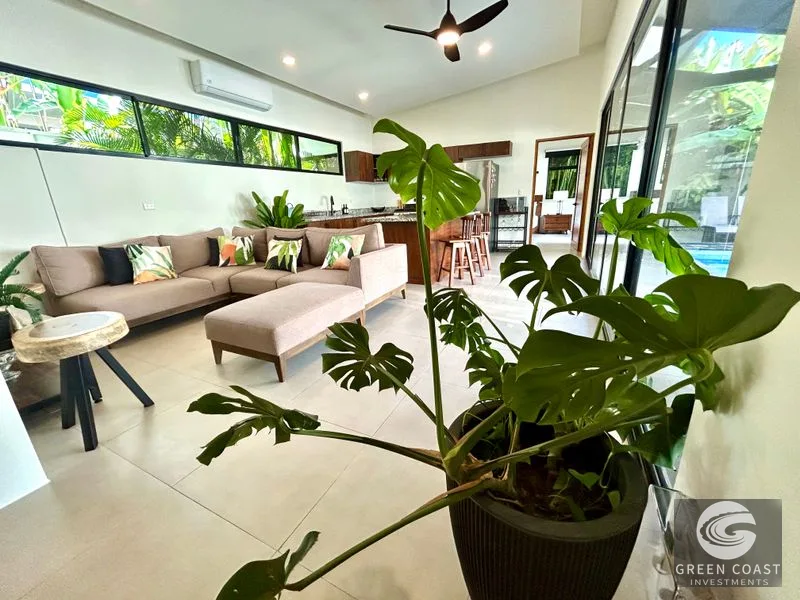 Uvita Modern Oasis: 3-Bed Home, Pool, Walk to Beach & Town – Perfect for Living or Airbnb! — view 3, Bahía Ballena, Osa, Costa Rica