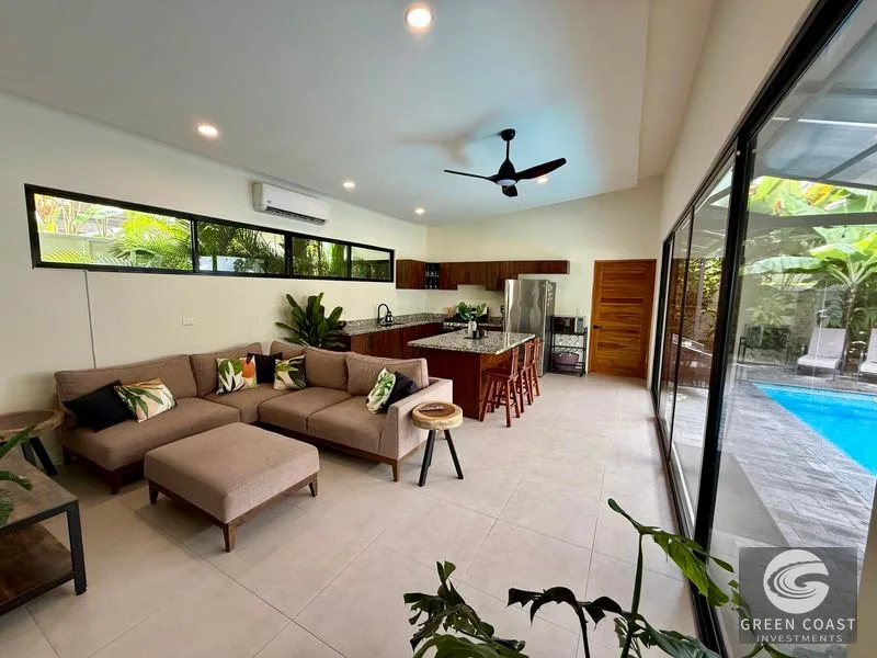 Uvita Modern Oasis: 3-Bed Home, Pool, Walk to Beach & Town – Perfect for Living or Airbnb! — view 8, Bahía Ballena, Osa, Costa Rica