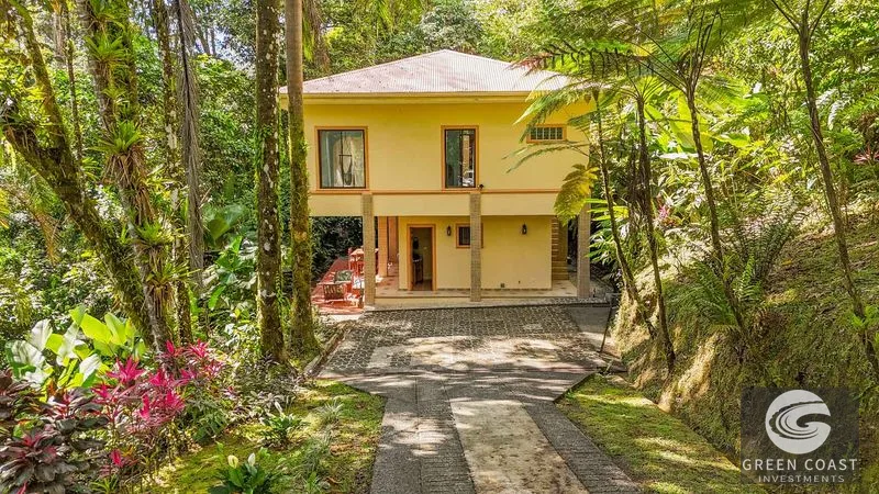 3 Bedroom Rainforest Home in Ojochal With River & Waterfall | 3.5 Acres Private — view 1, Ojochal, Ojochal, Costa Rica