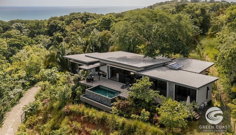 Luxury Modern Ocean View Estate: Panoramic Views from Esterillos to Hermosa Beach — view 2, Jacó, Costa Rica