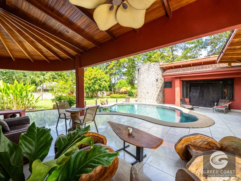 Titled Beachlover's Paradise! 3 Master Bed Compund w Pool, Loft, Extra Lot — view 5, Jacó, Costa Rica