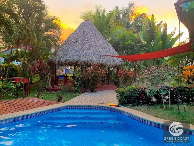 Titled Beachlover's Paradise! 3 Master Bed Compund w Pool, Loft, Extra Lot — view 50, Jacó, Costa Rica