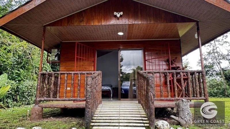 Nature Retreat Near La Fortuna: Furnished Cabin with Airbnb Potential — view 1, La Tigra, San Carlos, Costa Rica