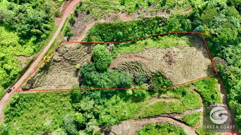 1.7 Acre Ocean View Lot in Matapalo Hills: Off-Grid Living with Mountain & Stream Views — view 1, Matapalo, Savegre, Costa Rica