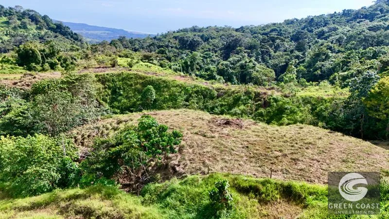 1.7 Acre Ocean View Lot in Matapalo Hills: Off-Grid Living with Mountain & Stream Views — view 4, Matapalo, Savegre, Costa Rica