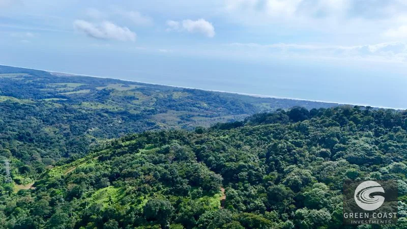 1.7 Acre Ocean View Lot in Matapalo Hills: Off-Grid Living with Mountain & Stream Views — view 5, Matapalo, Savegre, Costa Rica