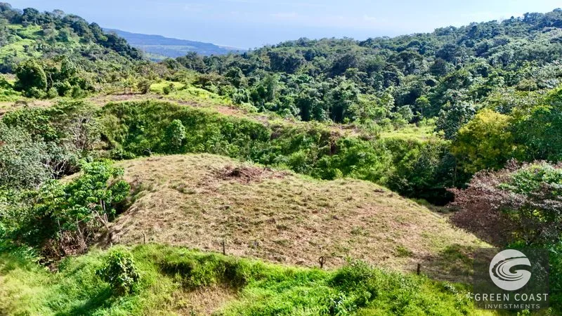 1.7 Acre Ocean View Lot in Matapalo Hills: Off-Grid Living with Mountain & Stream Views — view 7, Matapalo, Savegre, Costa Rica