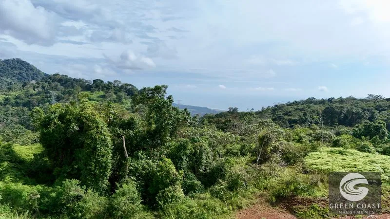 1.7 Acre Ocean View Lot in Matapalo Hills: Off-Grid Living with Mountain & Stream Views — view 15, Matapalo, Savegre, Costa Rica