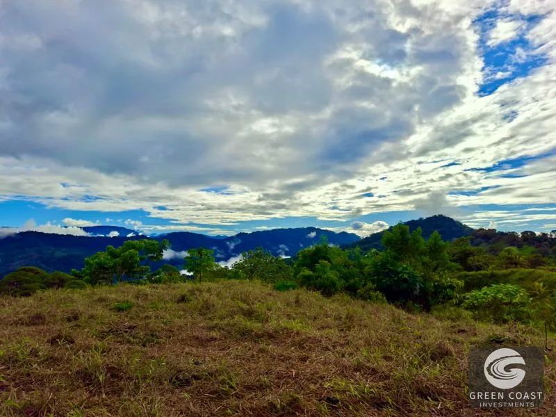 1.7 Acre Ocean View Lot in Matapalo Hills: Off-Grid Living with Mountain & Stream Views — view 17, Matapalo, Savegre, Costa Rica