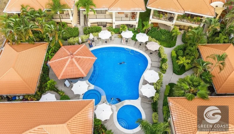 Monte Carlo Oasis: Furnished 2BR Condo with Huge Patio in Gated Jacó Community — view 2, Jacó, Costa Rica