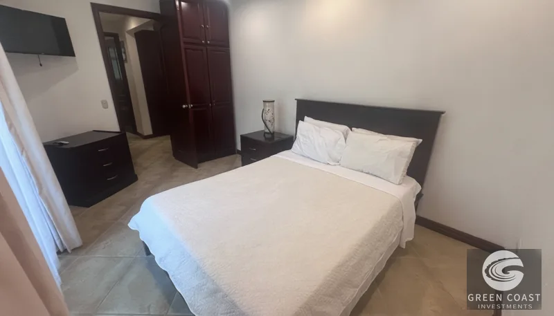 Monte Carlo Oasis: Furnished 2BR Condo with Huge Patio in Gated Jacó Community — bedroom, Jacó, Costa Rica