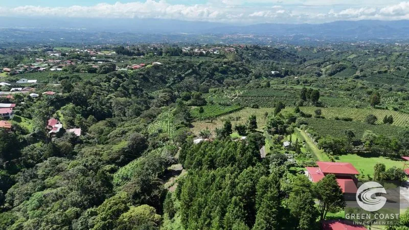 30-Acre Luxury Coffee Farm in Grecia with Spring-Fed Creek & Panoramic Mountain Views — view 8, Grecia, Grecia, Costa Rica