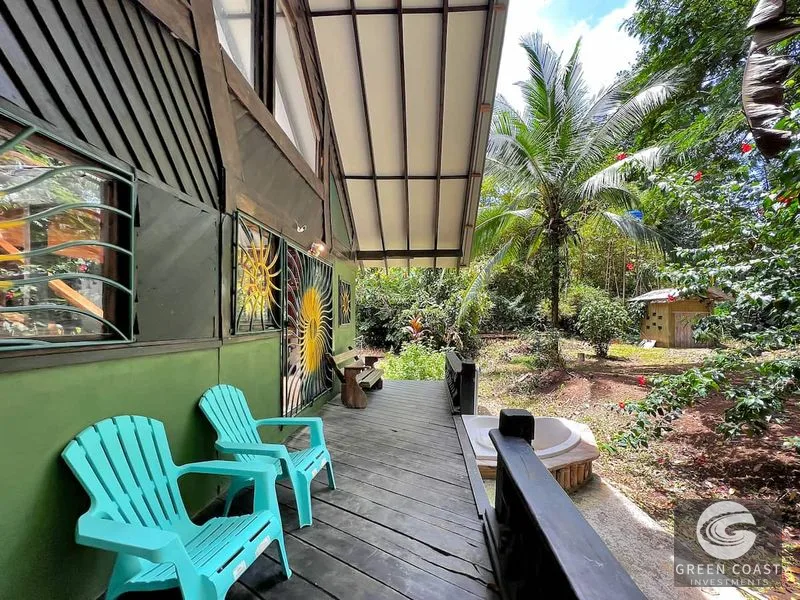 Custom Jungle Oasis with Beach Access and Wildlife in Playa Negra — view 3, Cahuita, Talamanca, Costa Rica