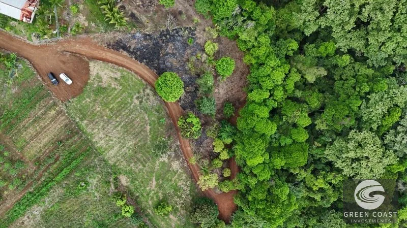 La Fortuna Mountain-View Lot with Natural Creek & Fruit Trees – 6,395 m² — view 9, La Fortuna, San Carlos, Costa Rica