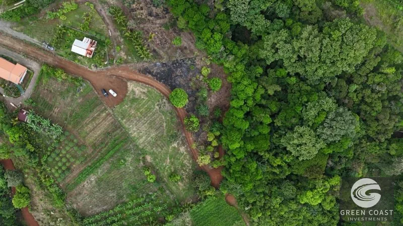La Fortuna Mountain-View Lot with Natural Creek & Fruit Trees – 6,395 m² — view 10, La Fortuna, San Carlos, Costa Rica