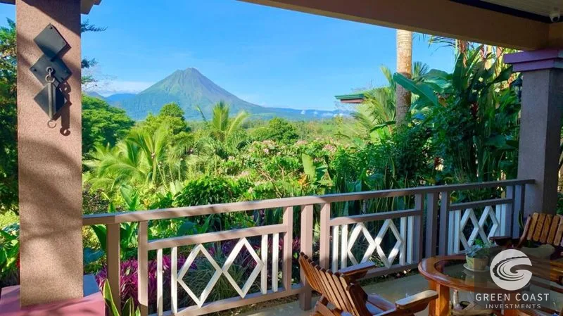 Furnished 2-Home Estate with Arenal Volcano Views, Gardens & Vanilla Grove near La Fortuna — view 1, La Fortuna, San Carlos, Costa Rica