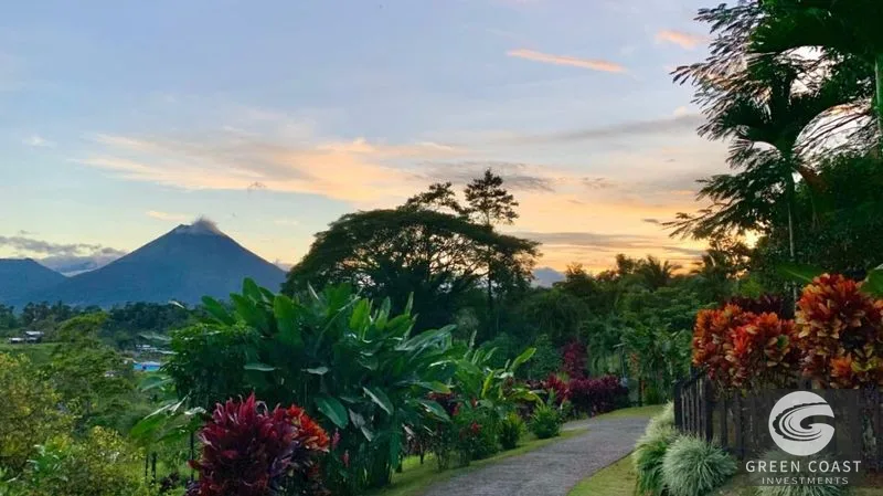 Furnished 2-Home Estate with Arenal Volcano Views, Gardens & Vanilla Grove near La Fortuna — view 2, La Fortuna, San Carlos, Costa Rica