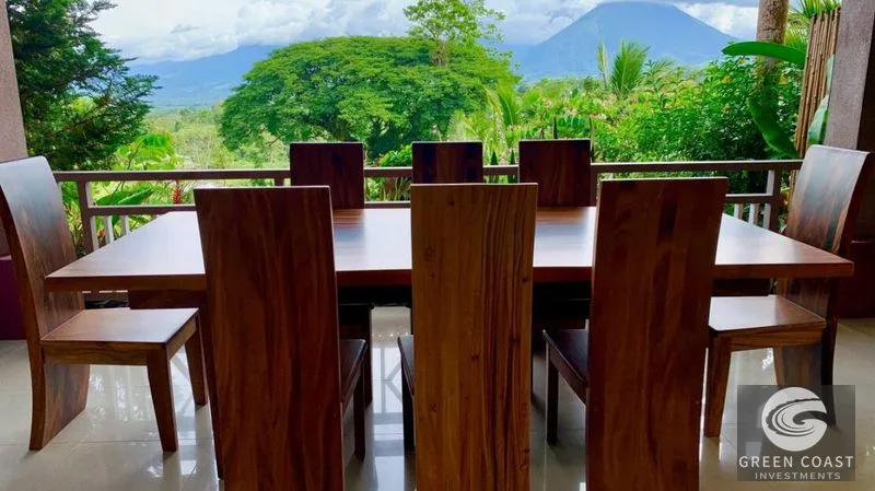 Furnished 2-Home Estate with Arenal Volcano Views, Gardens & Vanilla Grove near La Fortuna — view 14, La Fortuna, San Carlos, Costa Rica