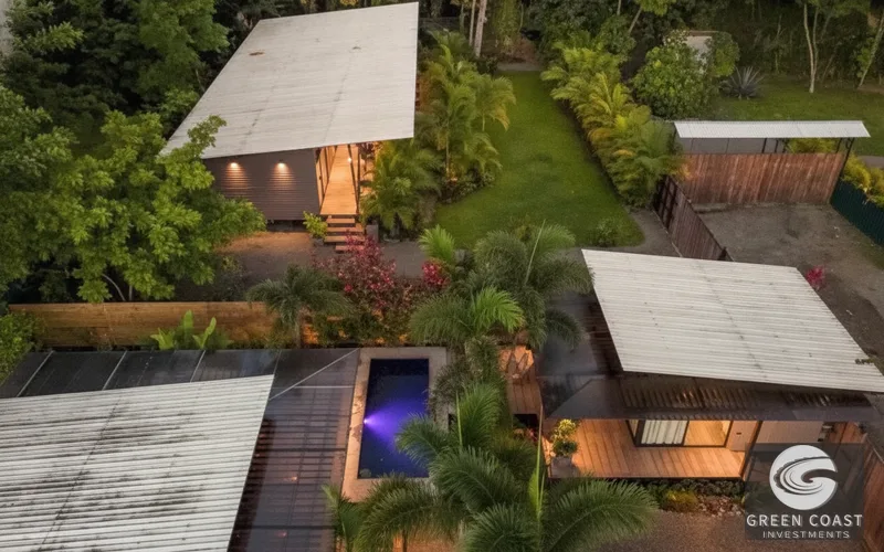 4-Bed Ocean View Oasis with Pool & Lush Gardens in Playa Negra — view 1, Cahuita, Talamanca, Costa Rica