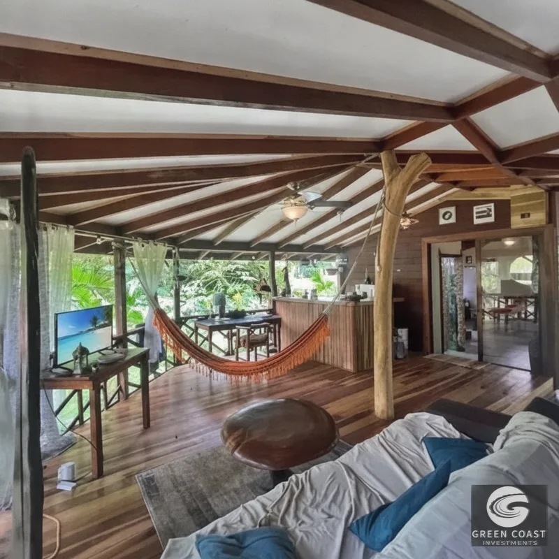 3-Bed Bamboo Eco-Home with Ocean Views & Permaculture Farm in Gated Cahuita Community — view 3, Cahuita, Talamanca, Costa Rica