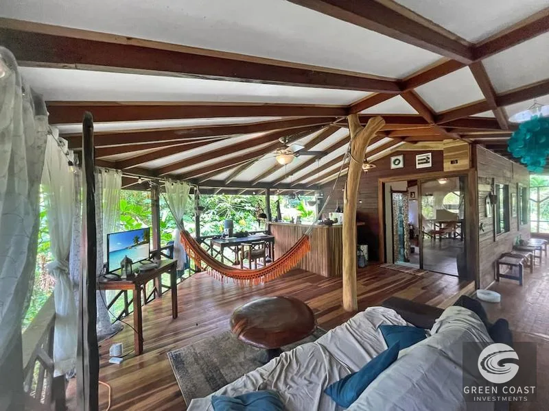 Turnkey 5-Bed Caribbean B&B Near Beach – Cahuita Income Property — view 3, Cahuita, Talamanca, Costa Rica