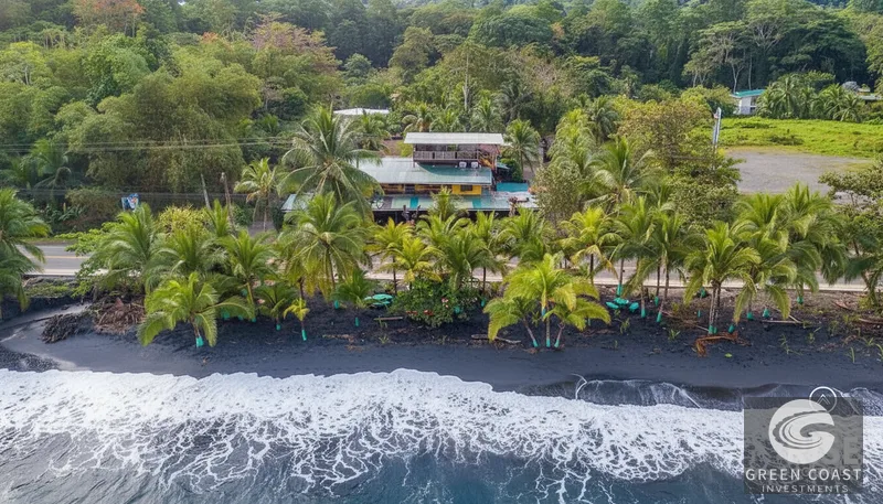 Oceanfront Hotel & Craft Brewery in Puerto Viejo: 24-Key Beachfront Resort with Endless Expansion Potential — view 1, Cahuita, Talamanca, Costa Rica