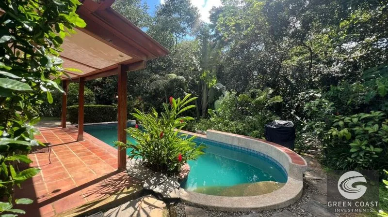 25-Acre Jungle Sanctuary near Manuel Antonio with Main House, Guest Cottage & Pool — view 1, Dominical, Osa, Costa Rica