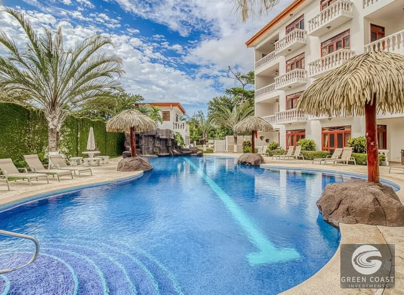 Furnished Beachfront Condo in Paloma Blanca | 2 Bed Poolside Investment in Jaco — view 2, Garabito, Costa Rica