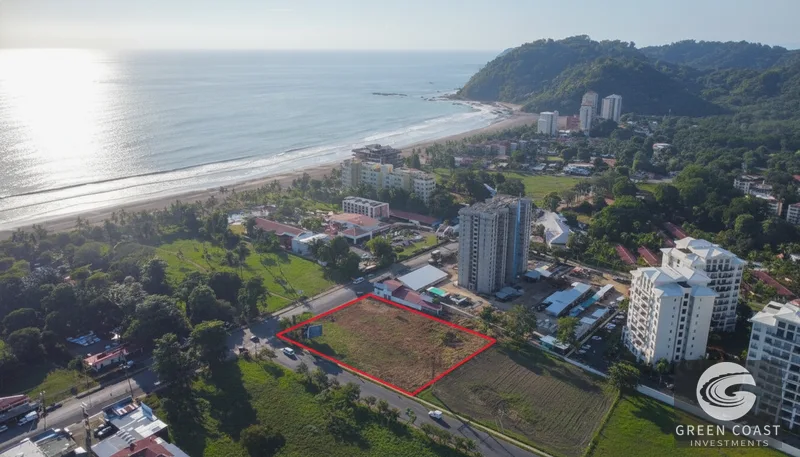 Prime Downtown Jaco Beach Corner Lot | Versatile Commercial & Residential Zoning — view 3, Jacó, Costa Rica