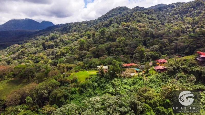 8-Bed Arenal Eco-Lodge with Volcano & Lake Views: Prime Expansion Land in El Castillo — view 3, La Fortuna, San Carlos, Costa Rica