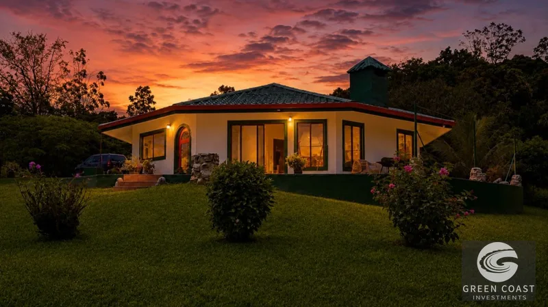3-Bed Octagonal Lake Arenal Home on 4.5 Acres in Gated Community — view 5, Arenal, Tilarán, Costa Rica