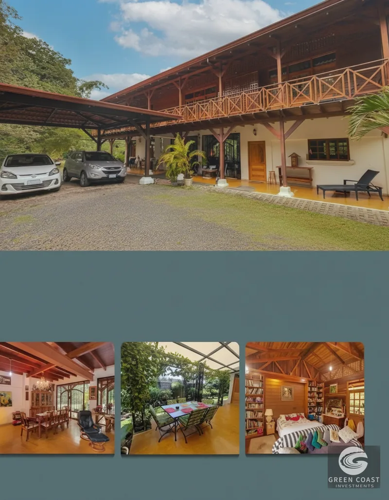 Turrúcares Eco-Estate with 2 Homes, Pool & Bamboo Forest — view 1, Turrúcares, Turrúcares, Costa Rica