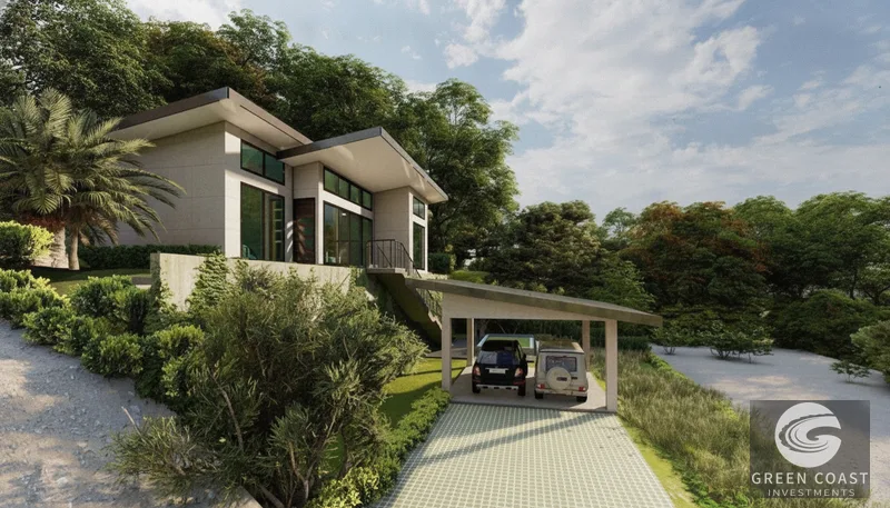 Modern Esterillos Villa with Private Pool, Mountain Views & Expansive Lot — view 1, Jacó, Costa Rica