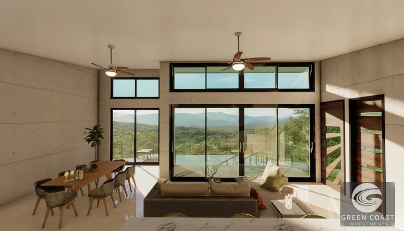 Modern Esterillos Villa with Private Pool, Mountain Views & Expansive Lot — view 5, Jacó, Costa Rica