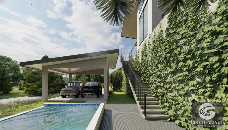 Modern Esterillos Villa with Private Pool, Mountain Views & Expansive Lot — view 6, Jacó, Costa Rica