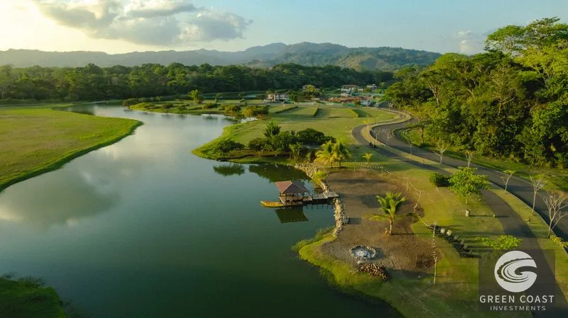 Exclusive Lakefront Lot Steps from the Beach at Mistico, Playa Hermosa — view 2, Jaco, Garabito, Costa Rica