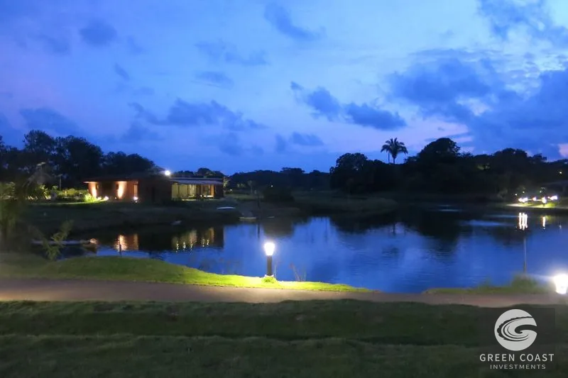 Exclusive Lakefront Lot Steps from the Beach at Mistico, Playa Hermosa — view 3, Jaco, Garabito, Costa Rica