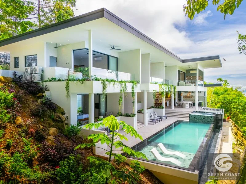 Luxury Ocean View Home in Escaleras Costa Rica | Acqua Blu Estate for Sale — view 6, Dominical, Dominical, Costa Rica