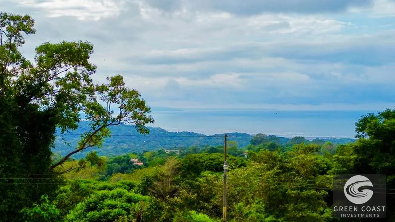 Ocean & Sunset Views Lot - Ready to Build — view 1, Ojochal, Costa Rica