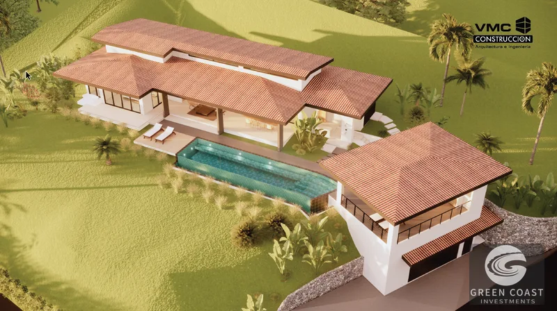 Ocean & Sunset Views Lot - Ready to Build — view 14, Ojochal, Costa Rica